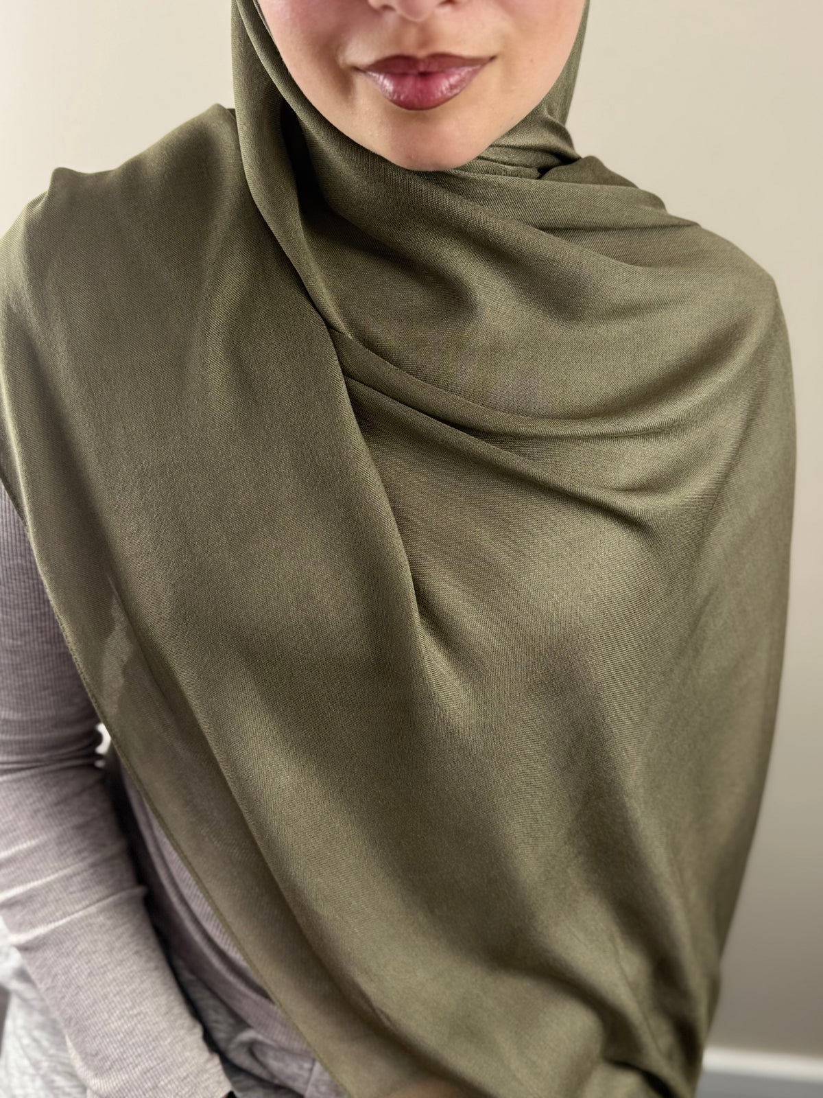 Moss Green Premium Modal Hijab