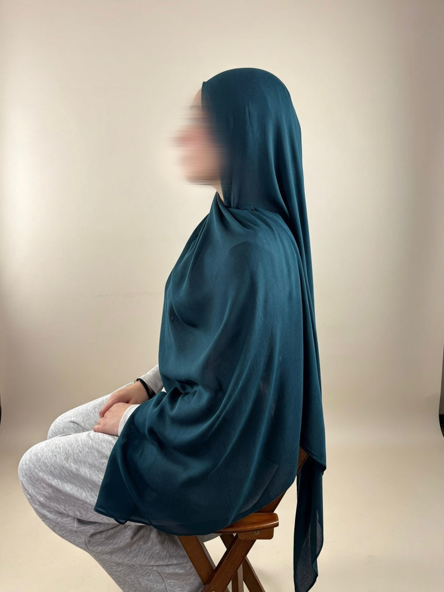 Deep Teal Premium Modal Hijabs