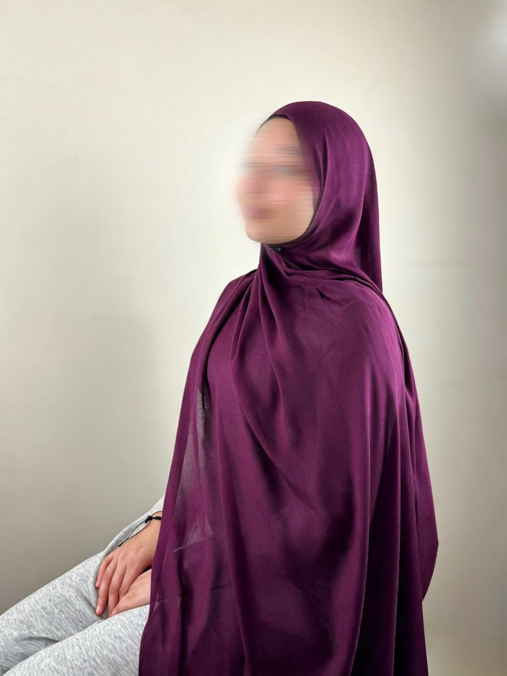 Plum Noir Premium Modal Hijabs