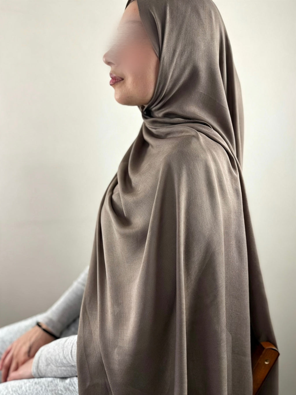 Warm Taupe Premium Modal Hijab