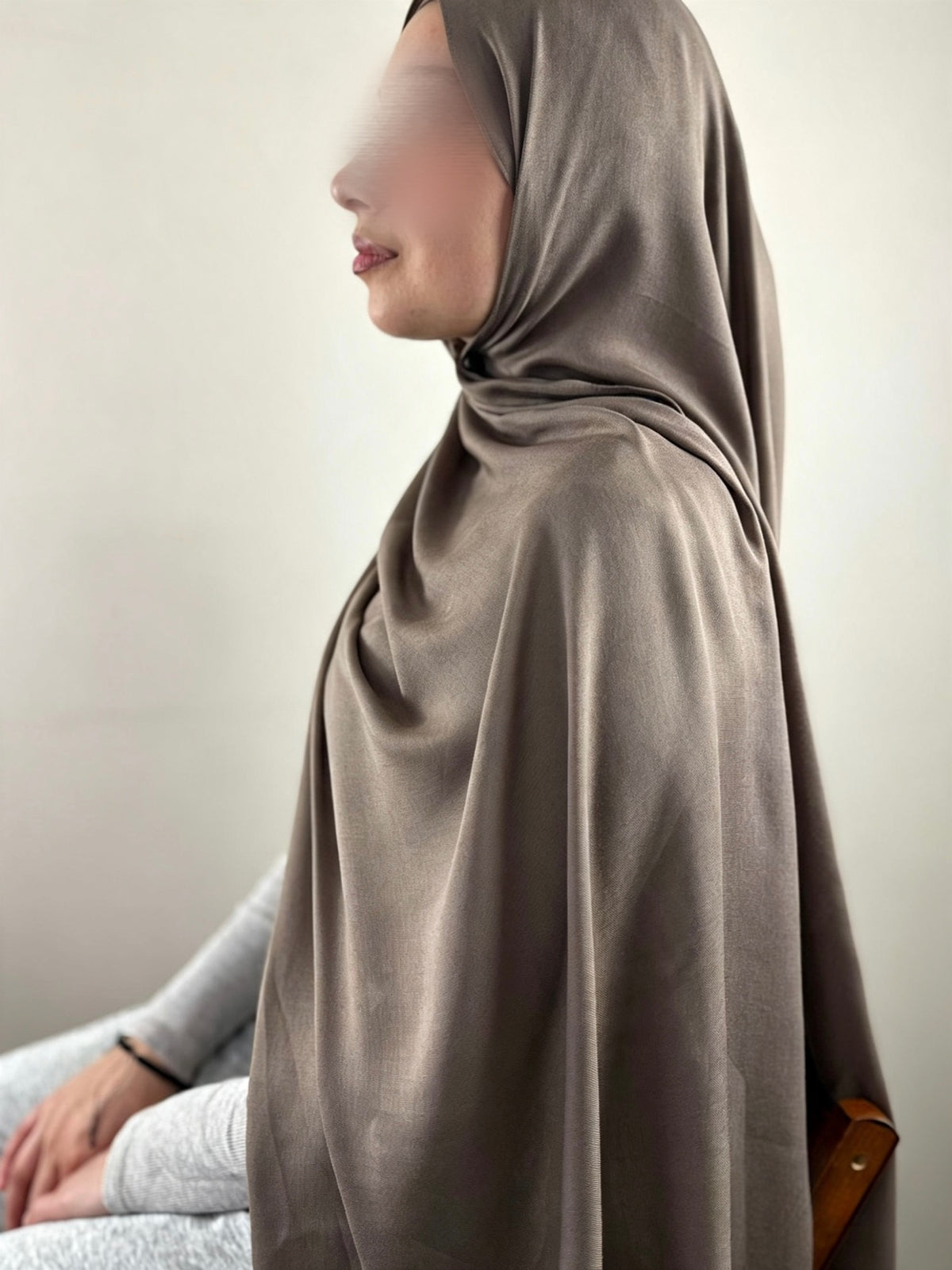 Warm Taupe Premium Modal Hijab
