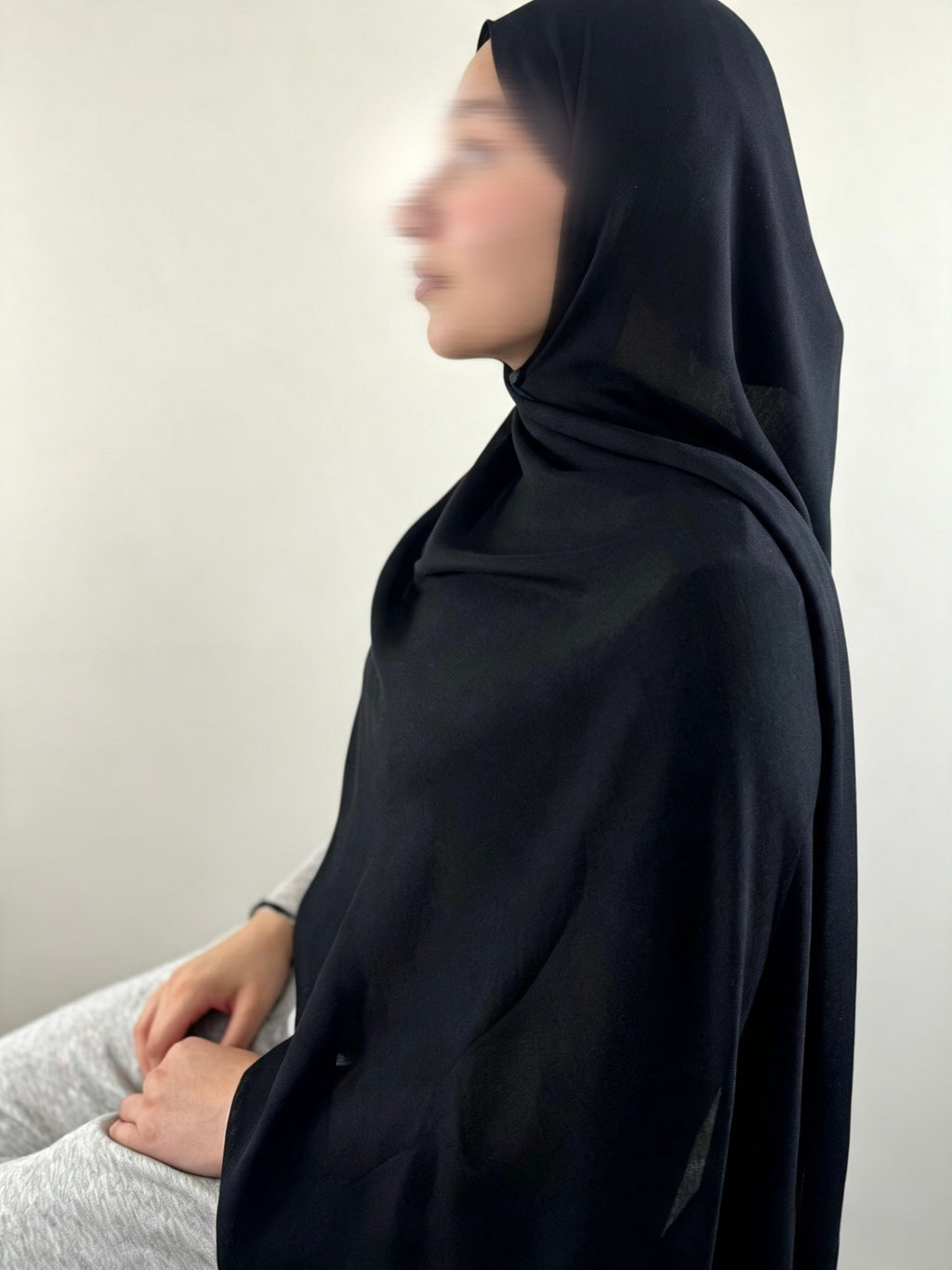 Black Nior Premium Modal Hijabs