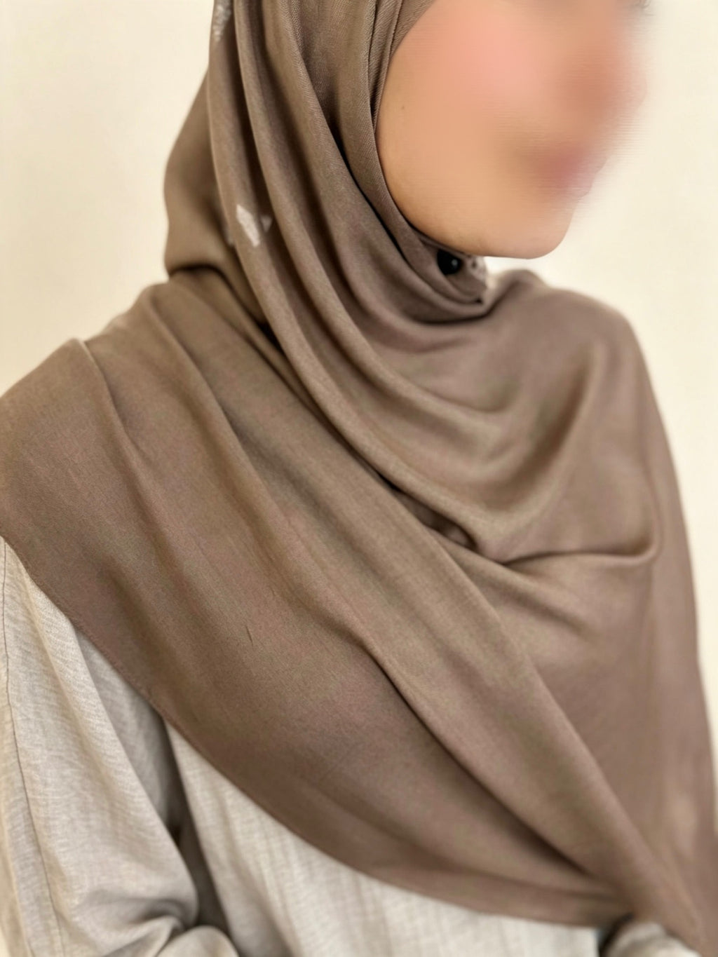 Warm Taupe Premium Modal Hijab