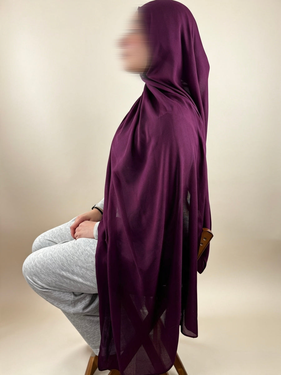 Plum Noir Premium Modal Hijabs