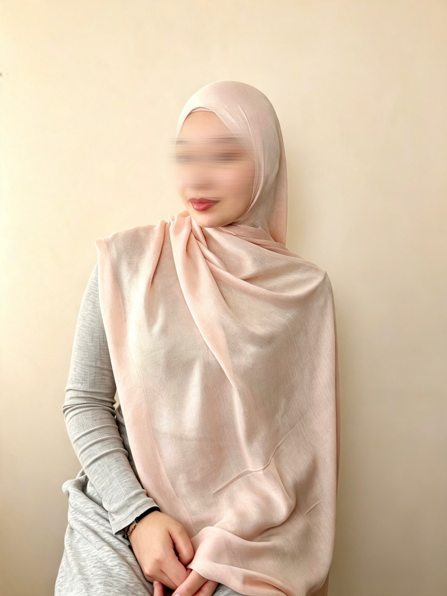 Petal pink Premium Modal Hijab