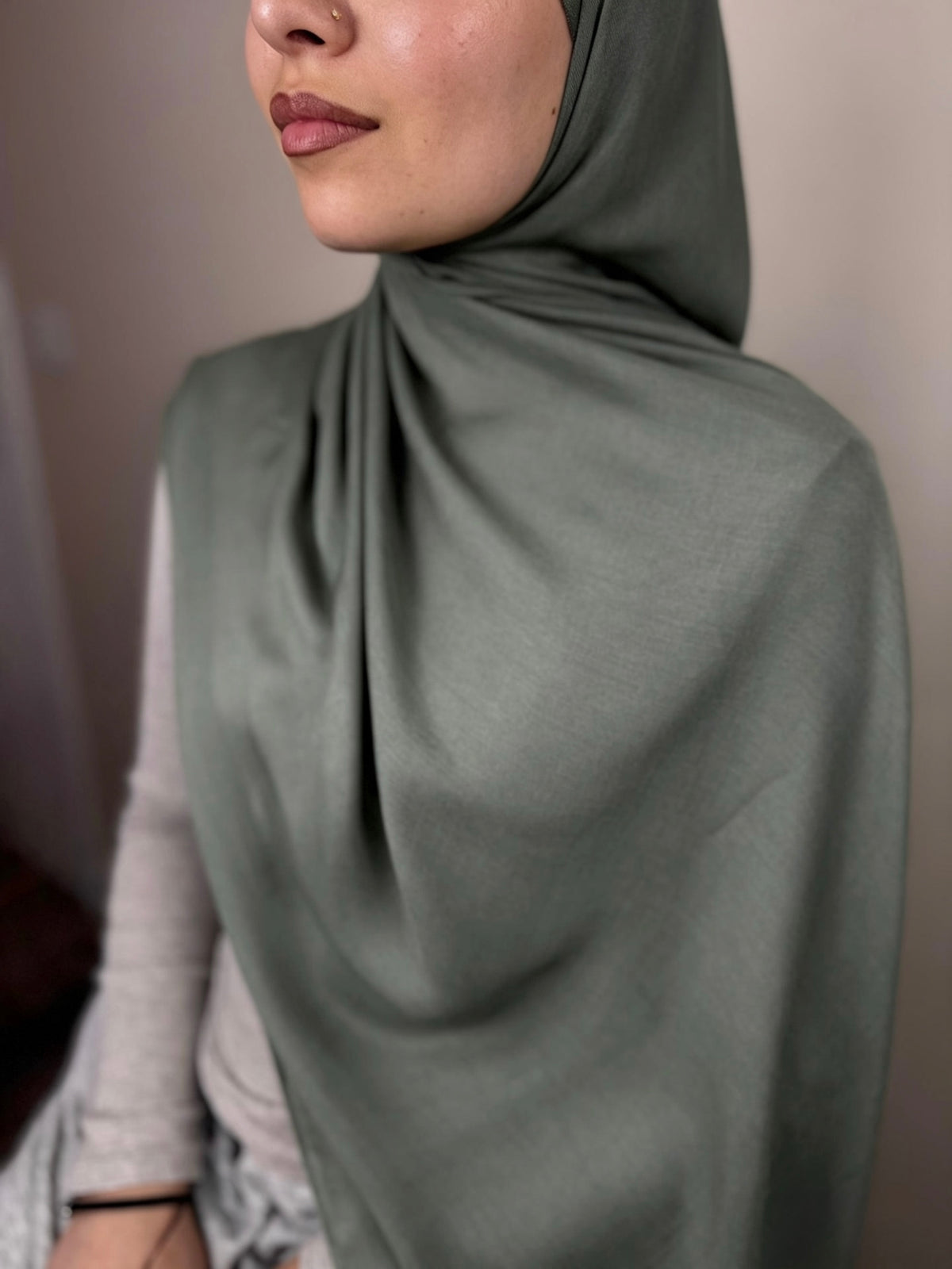 Coastal Sage  Premium Modal Hijab