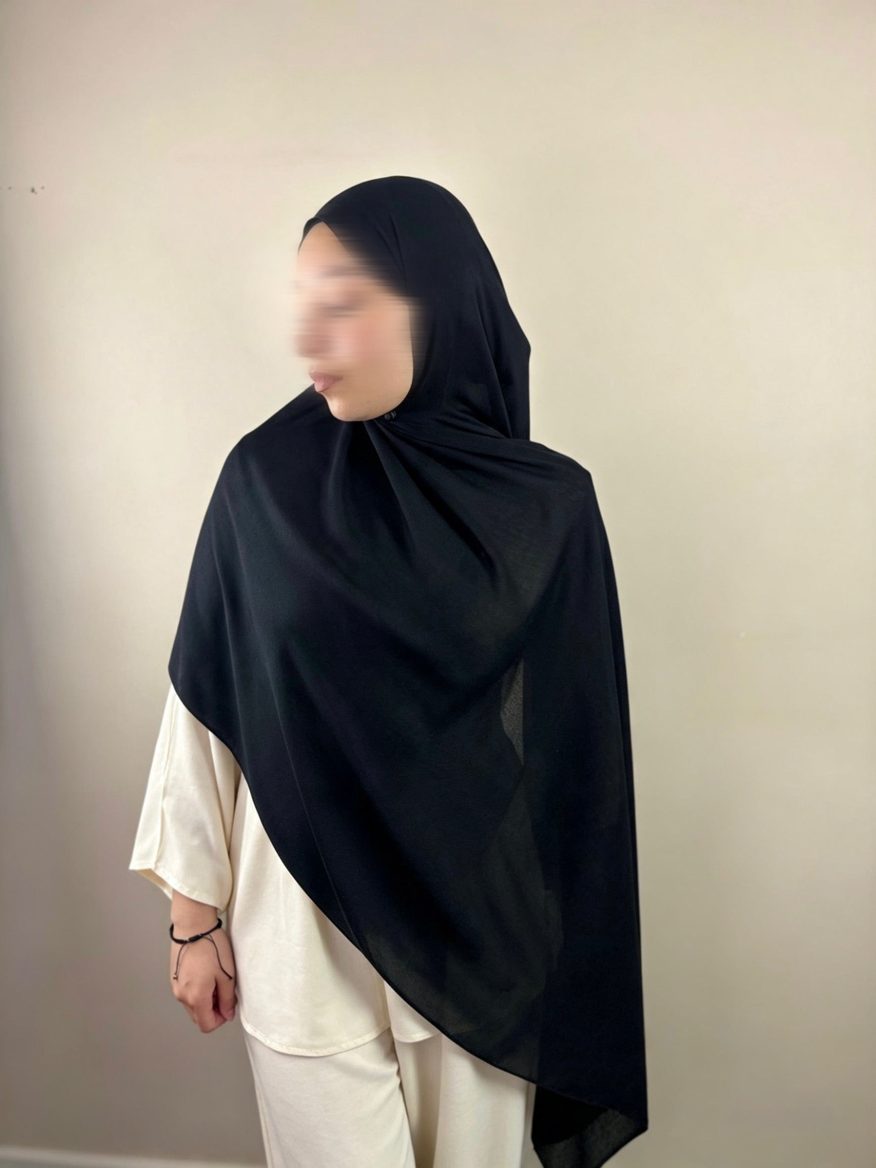 Black Nior Premium Modal Hijabs