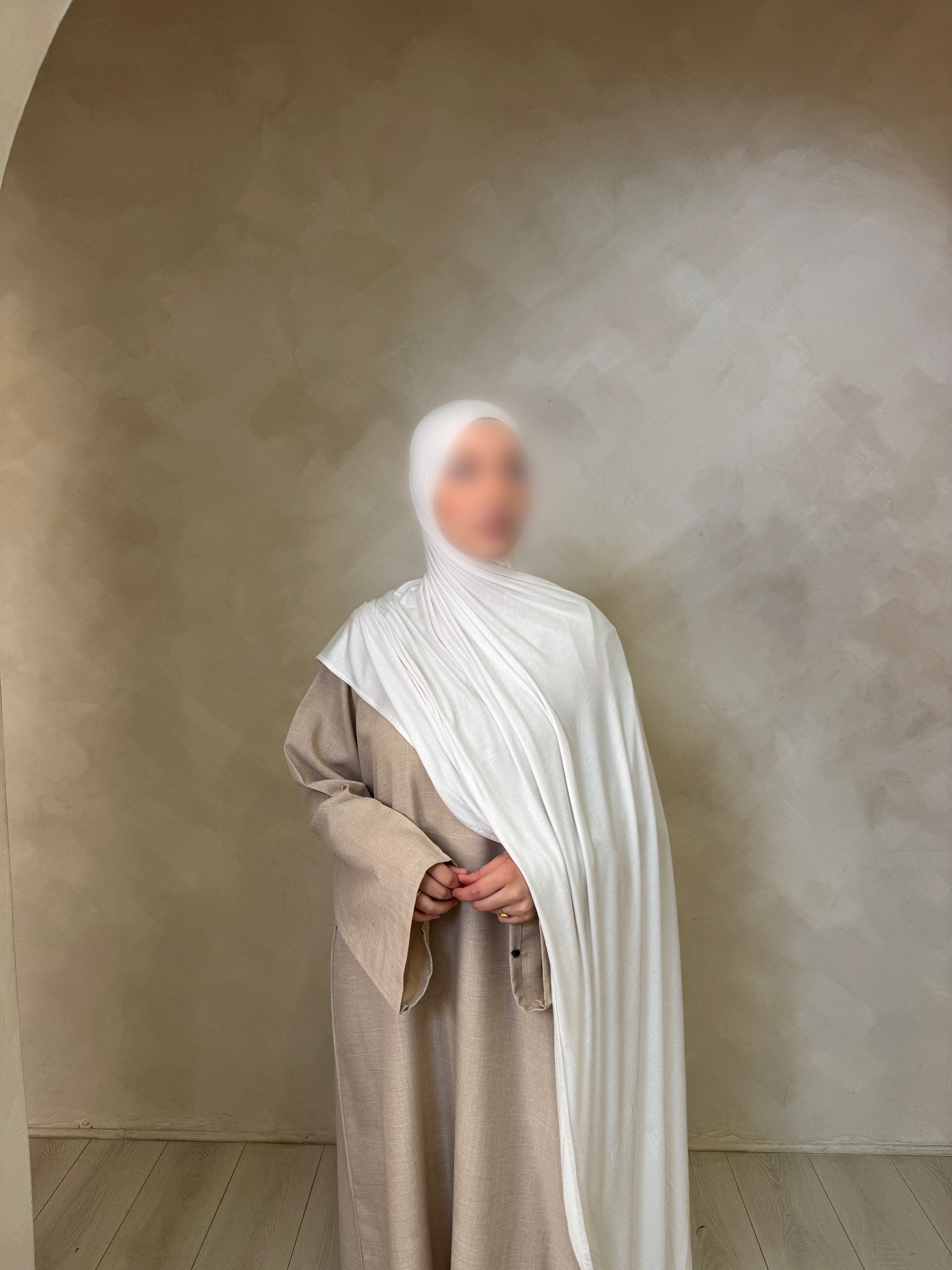 White|Jersey Hijab