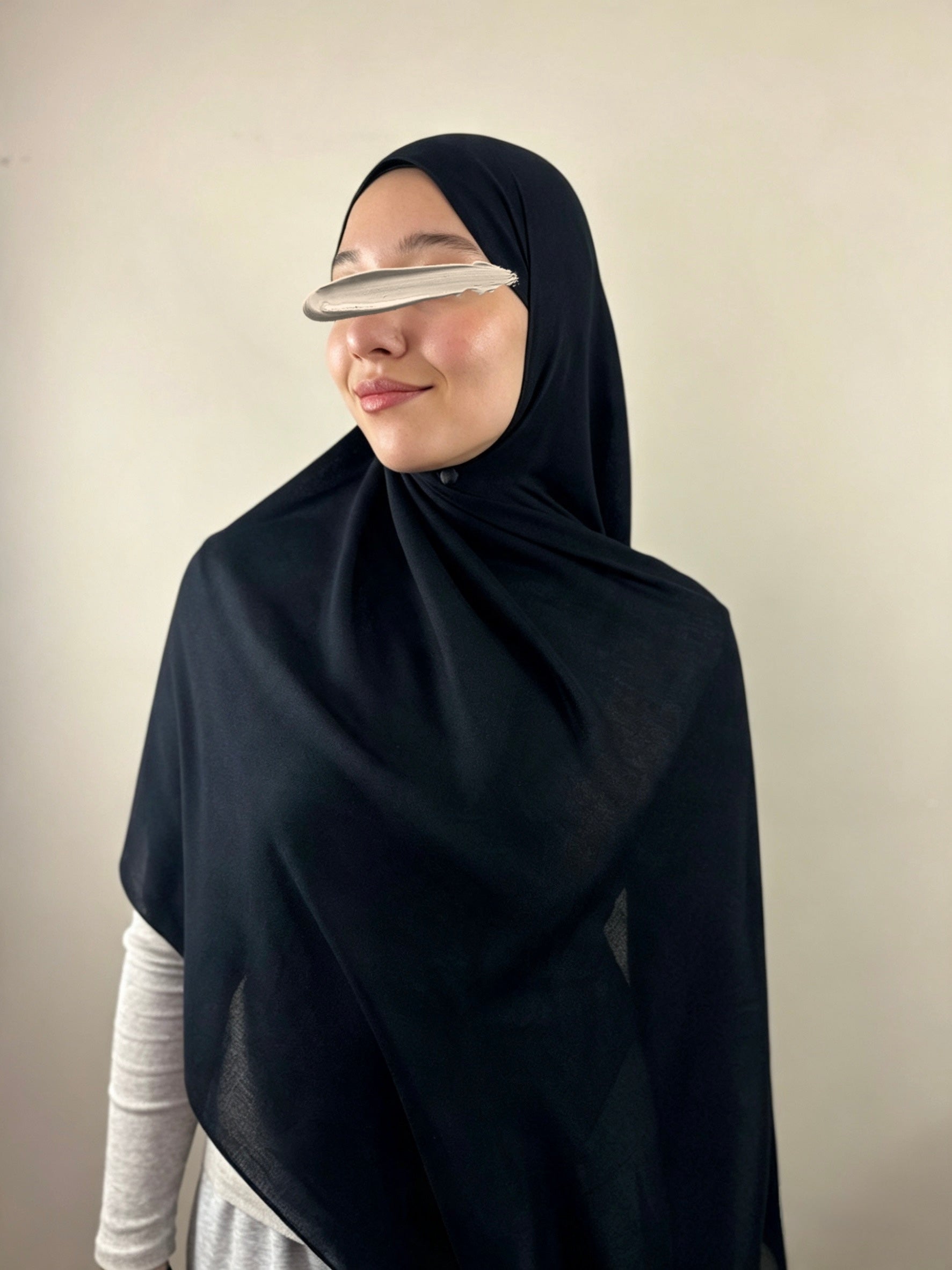 Black Nior Premium Modal Hijabs