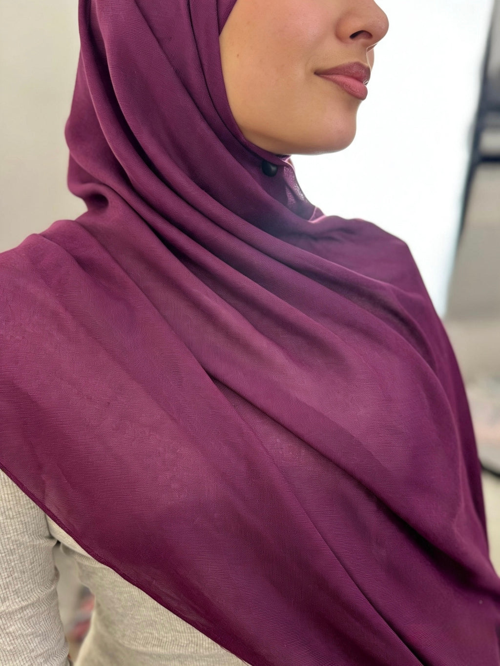 Plum Noir Premium Modal Hijabs