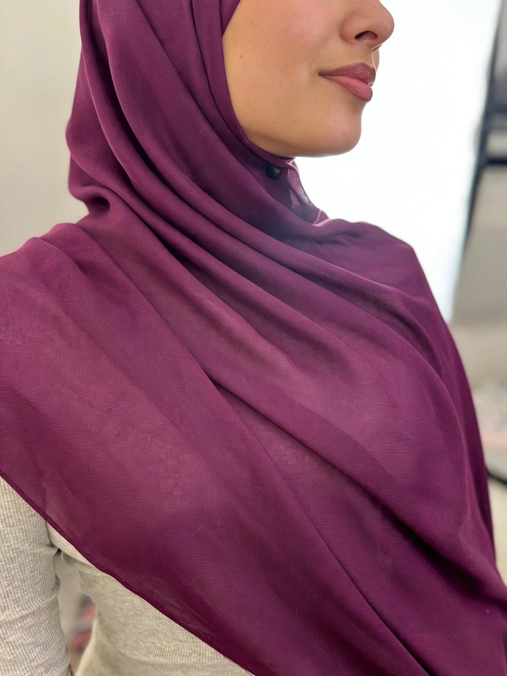 Plum Noir Premium Modal Hijabs