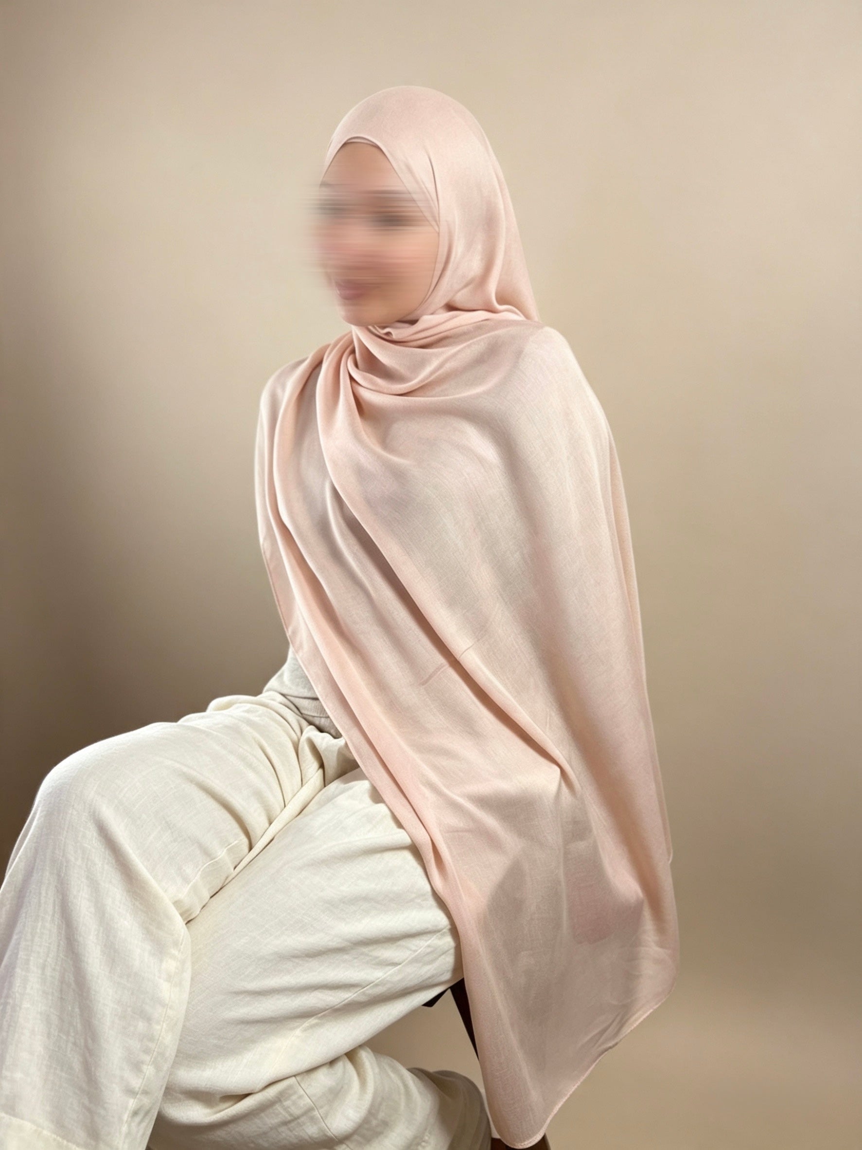 Petal pink Premium Modal Hijab