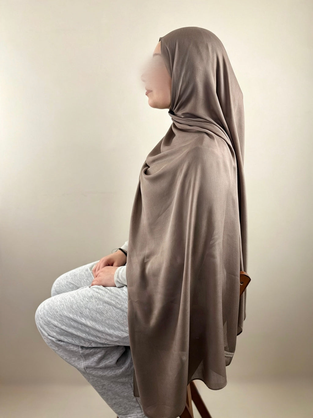 Warm Taupe Premium Modal Hijab