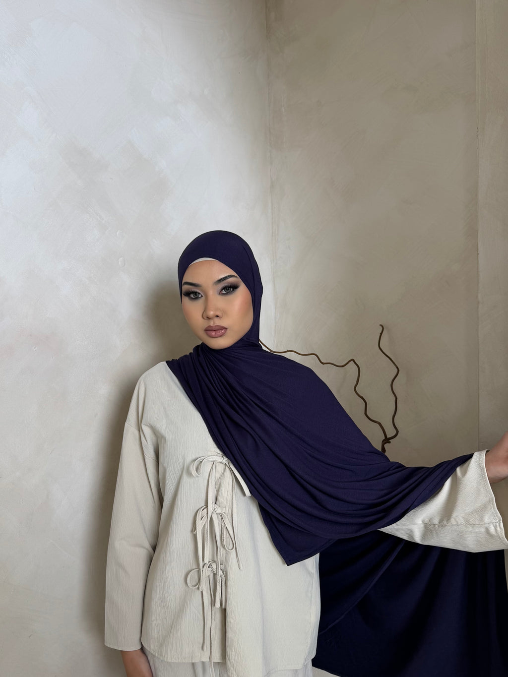 Medieval Blue Jersey Hijab