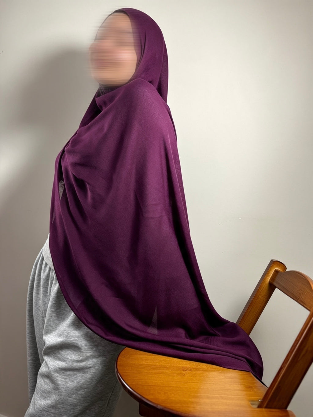 Plum Noir Premium Modal Hijabs