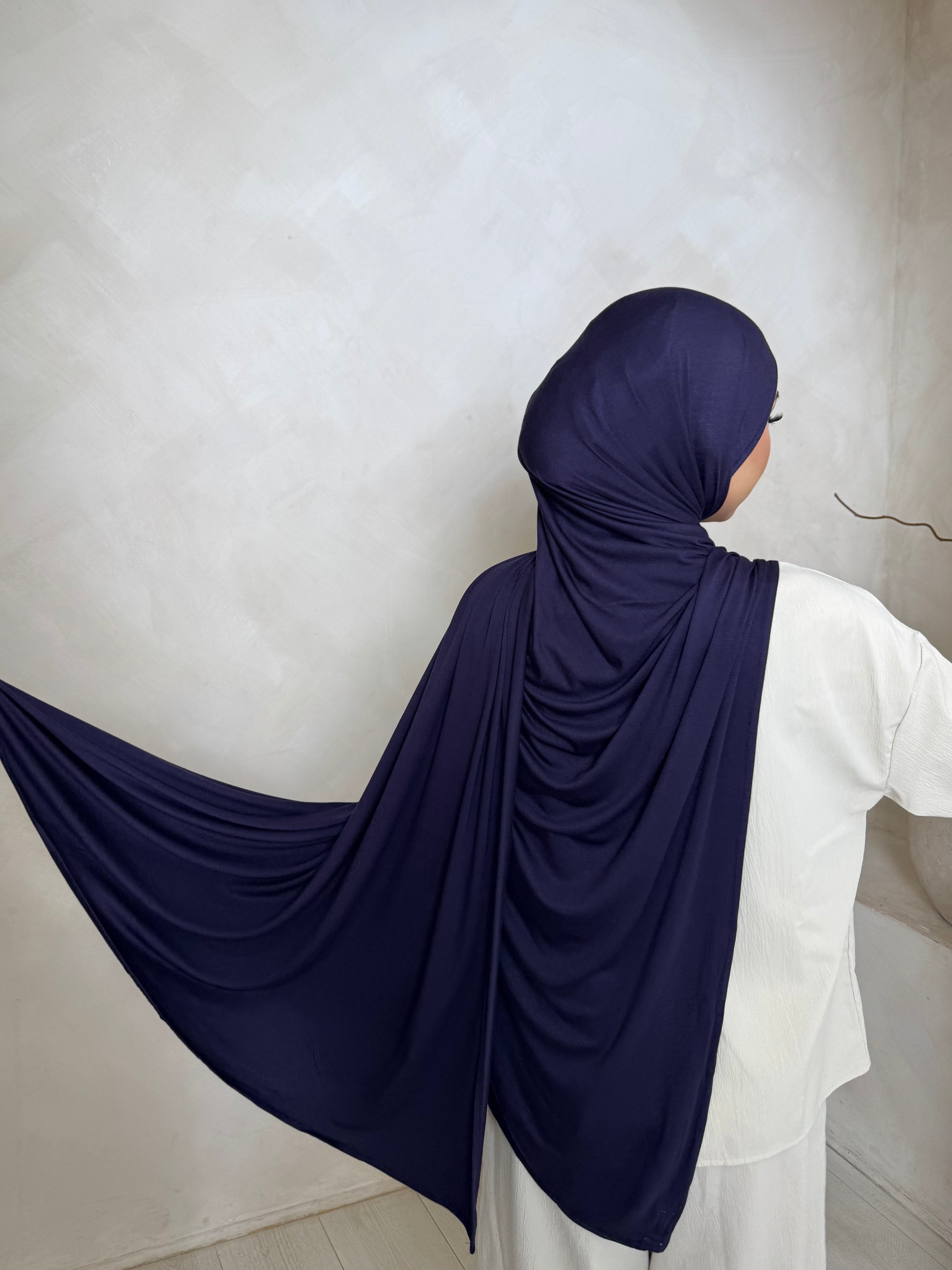 Medieval Blue Jersey Hijab
