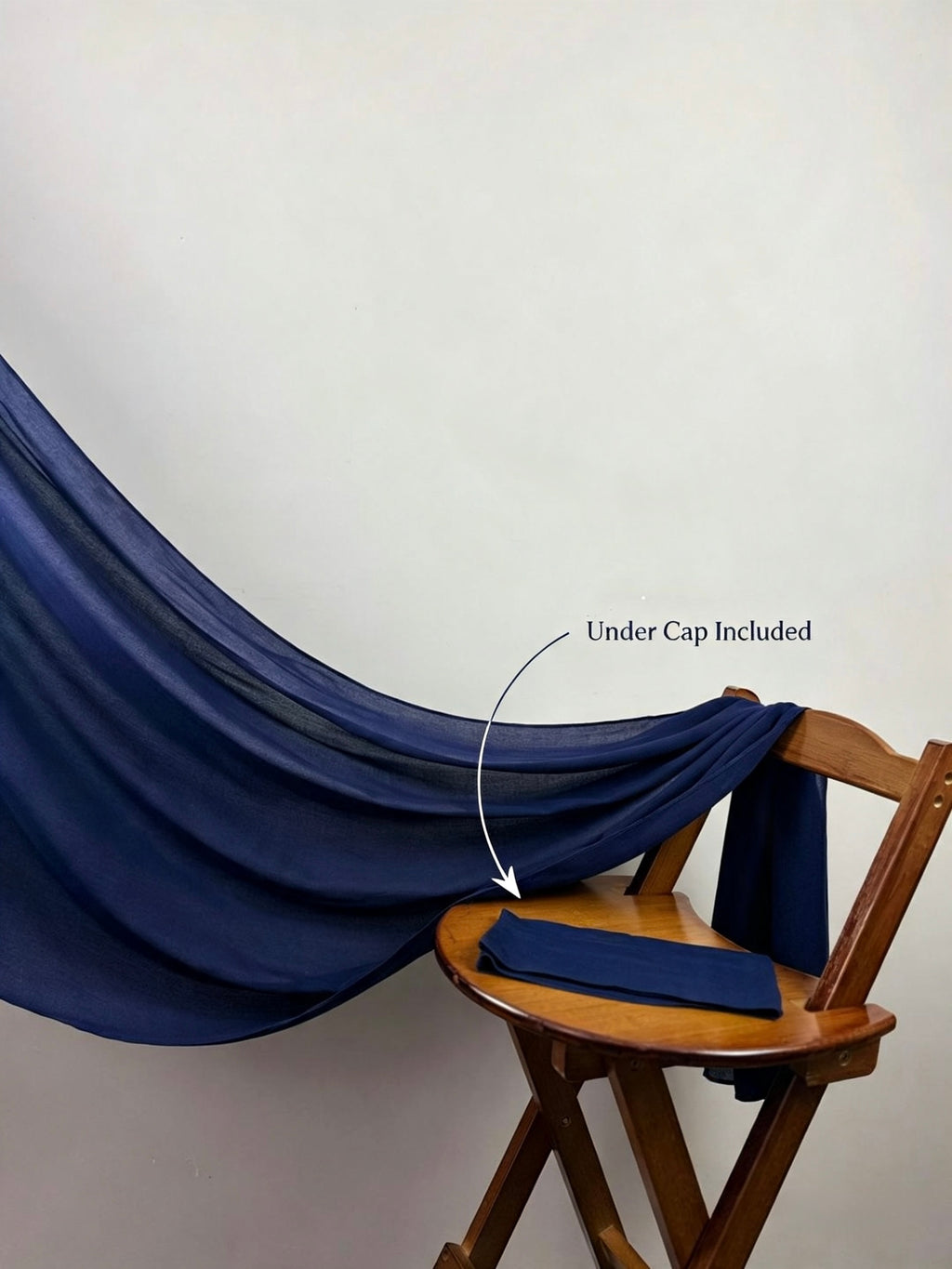 Sapphire Navy Premium Modal Hijabs