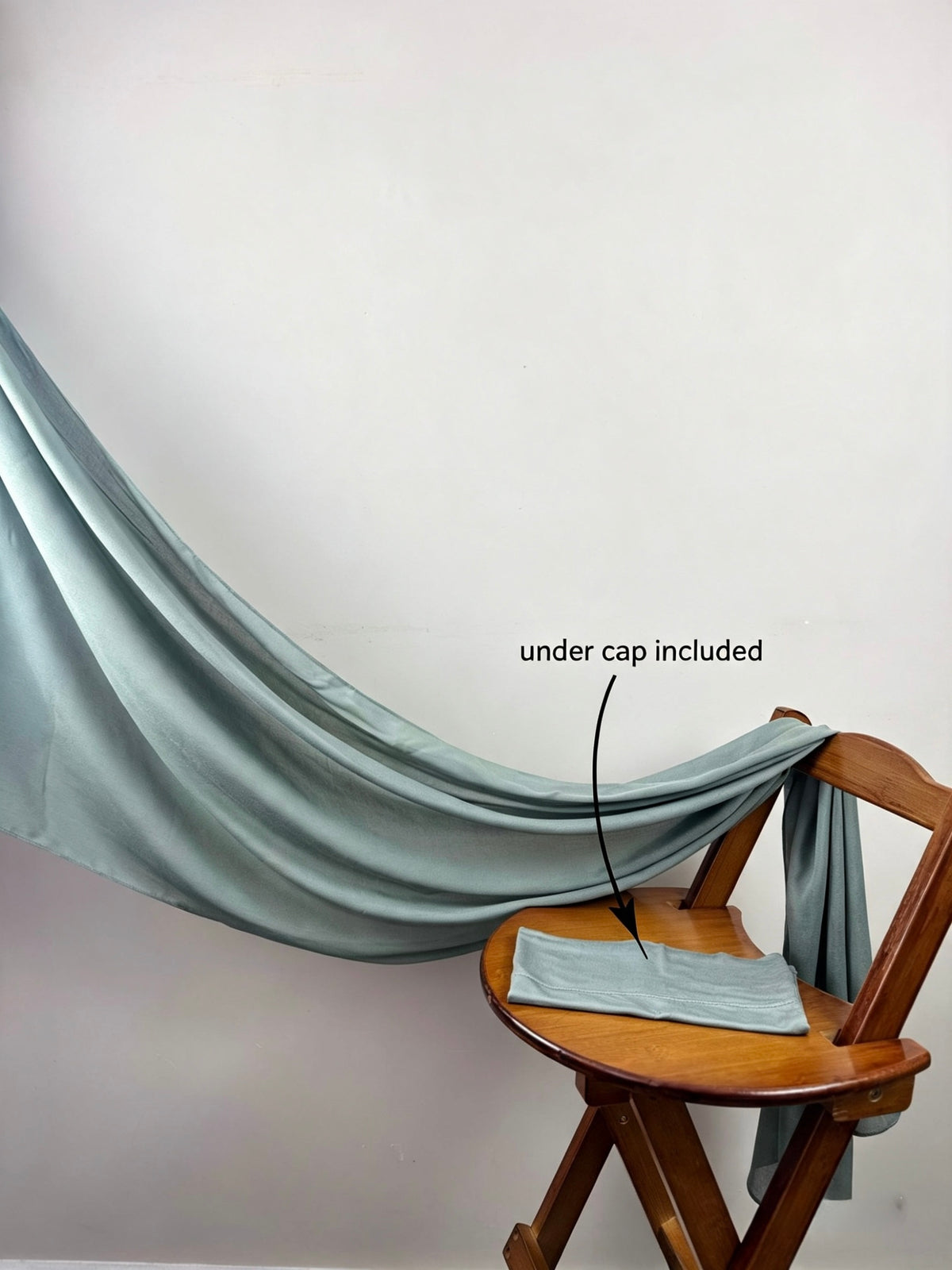 Coastal Sage  Premium Modal Hijab