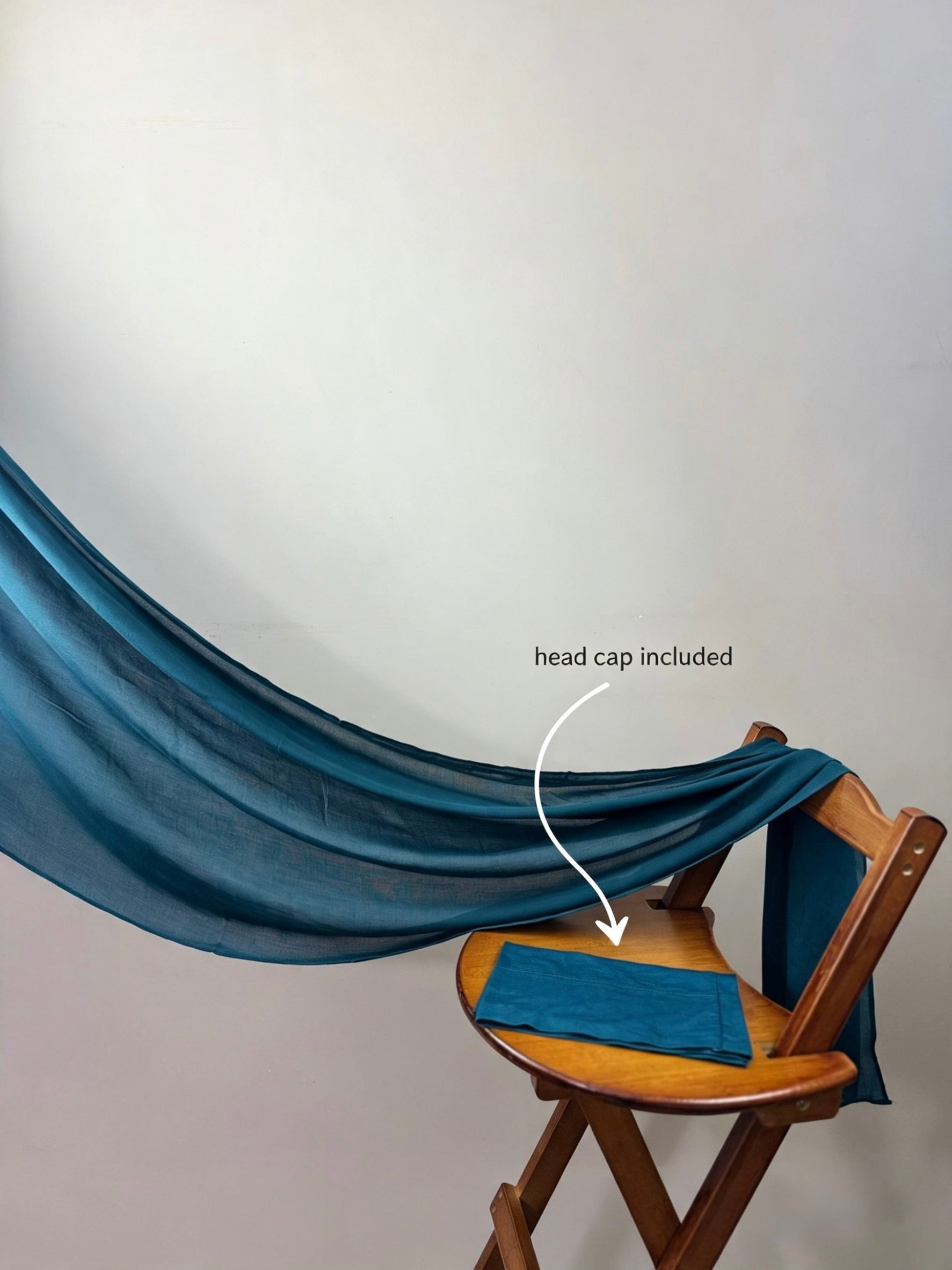Deep Teal Premium Modal Hijabs