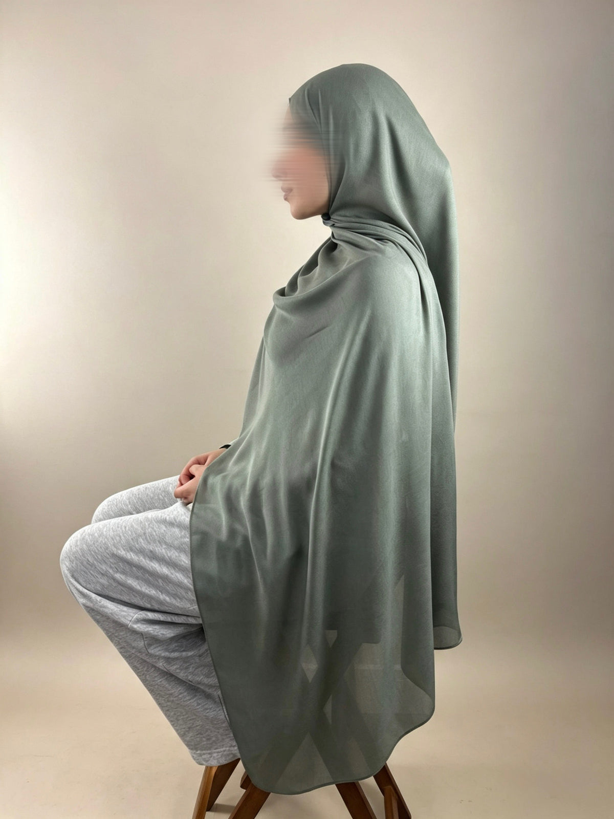 Coastal Sage  Premium Modal Hijab