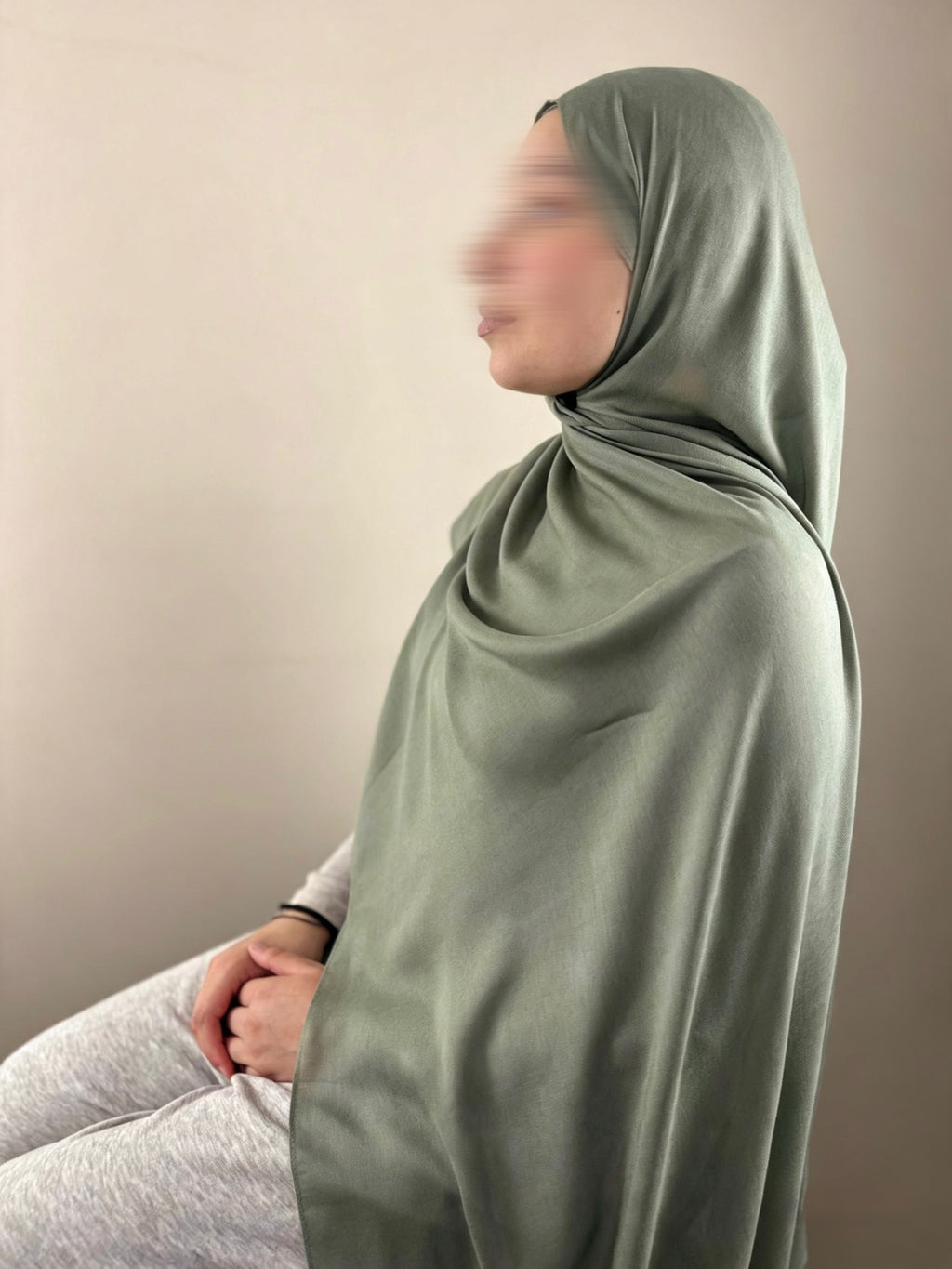 Coastal Sage  Premium Modal Hijab