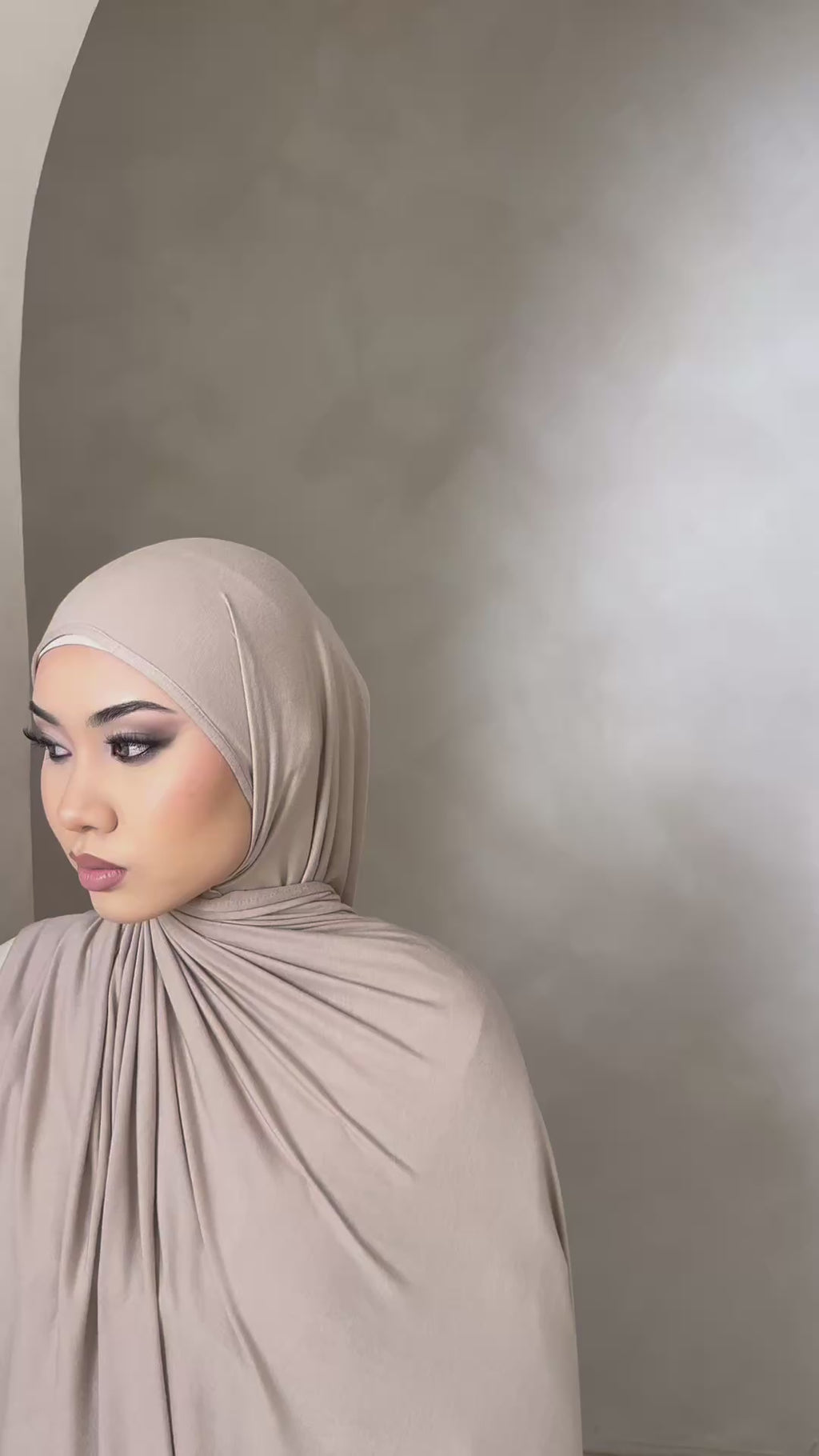 Khaki Warm Oat Jersey Hijab