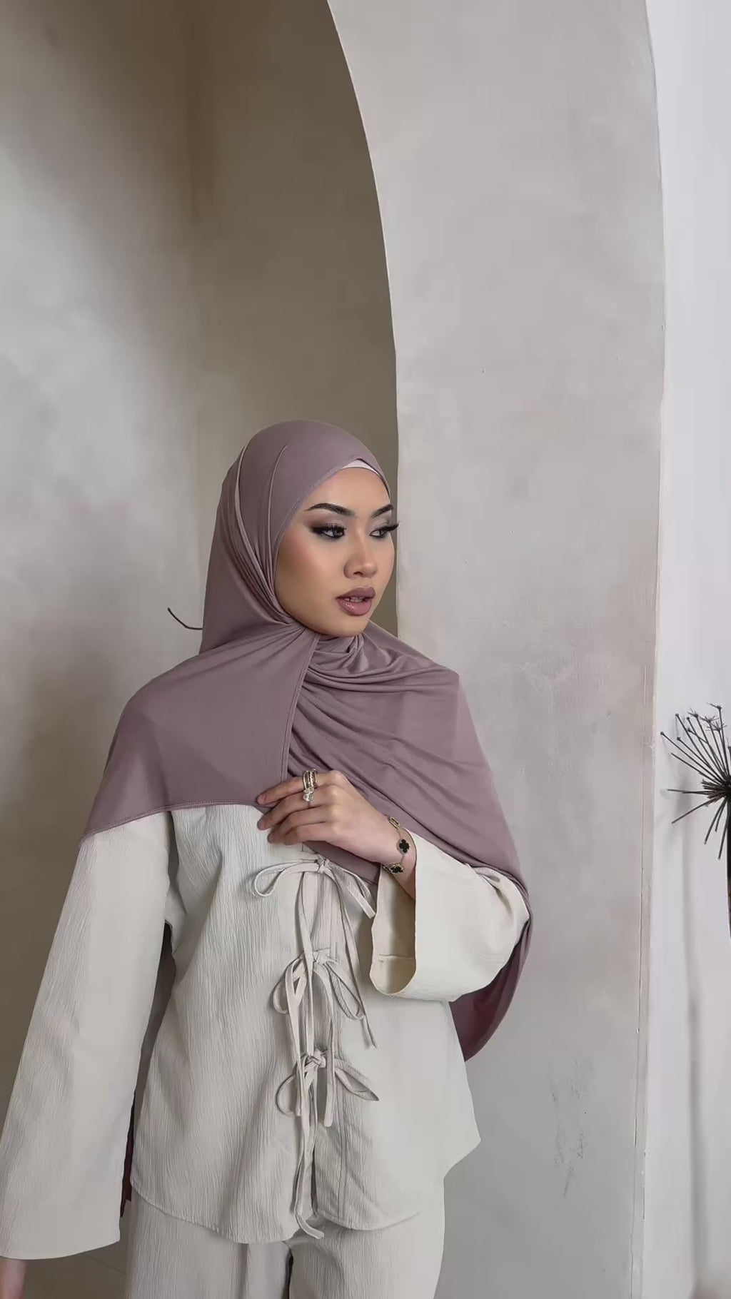 Sphinx Dusty Mauve Jersey Hijab